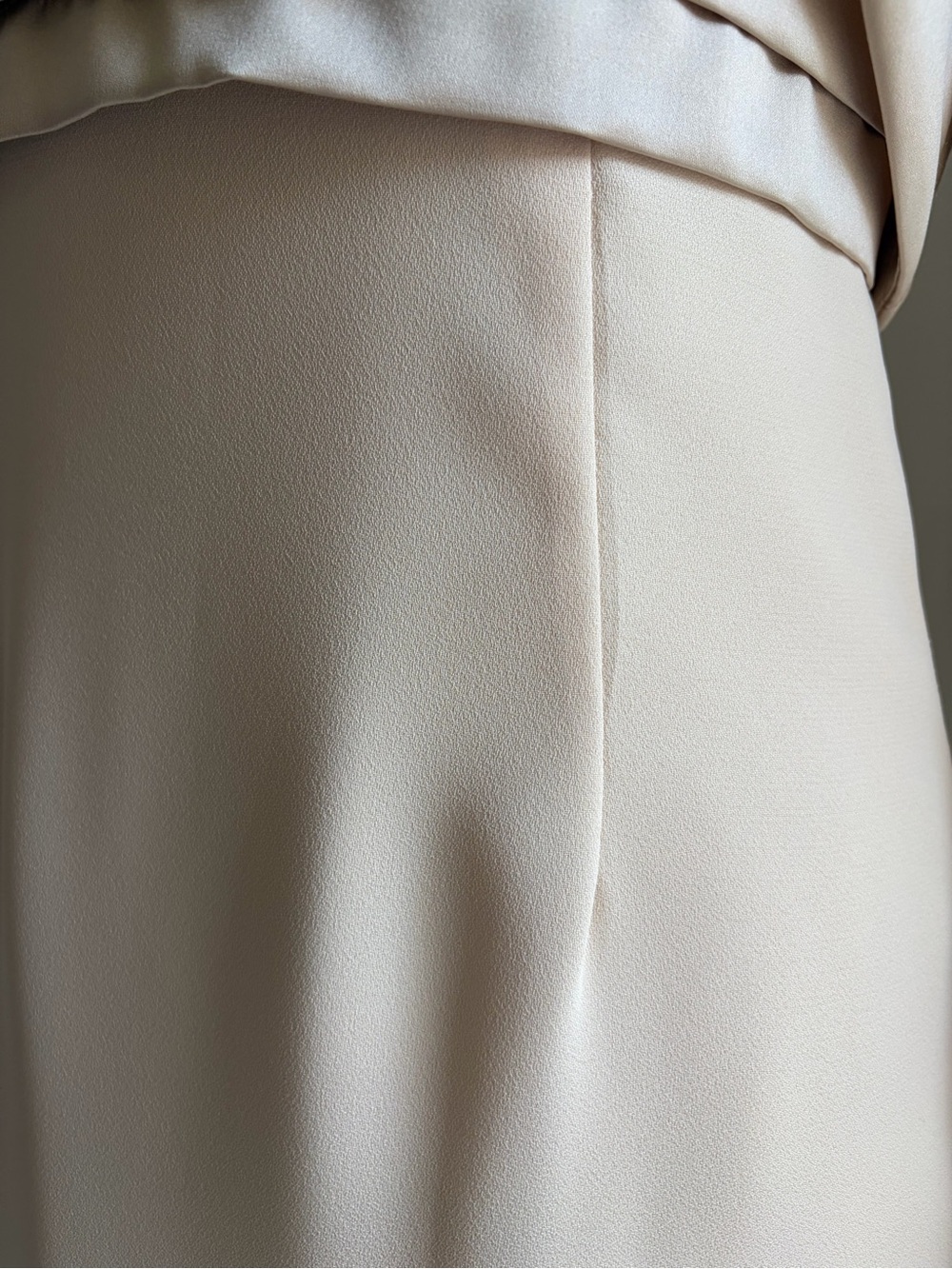 Algo Canada Champagne Satin Trim Dress & Matching Blazer Bolero Jacket Set SIZE6 - Picture 6 of 17